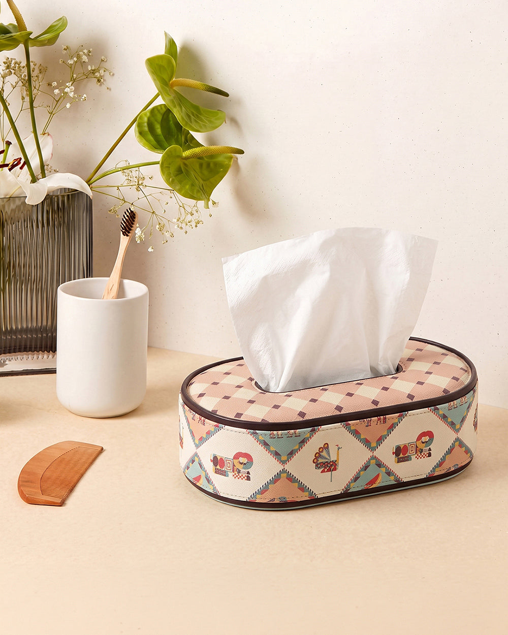 Jungle Jigsaw Tissue Box | Forest Folklore