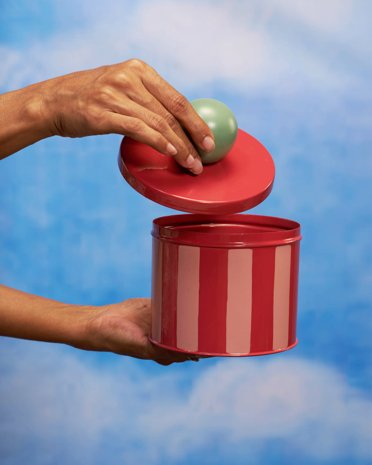 Circus Stripes Cookie Tin | Forest Folklore