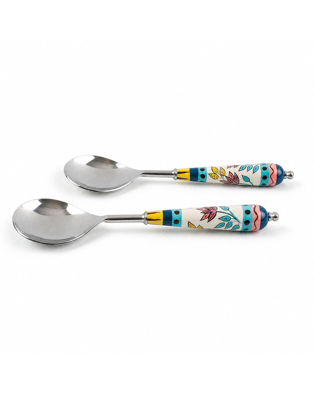 Indian Floral Spoon Set