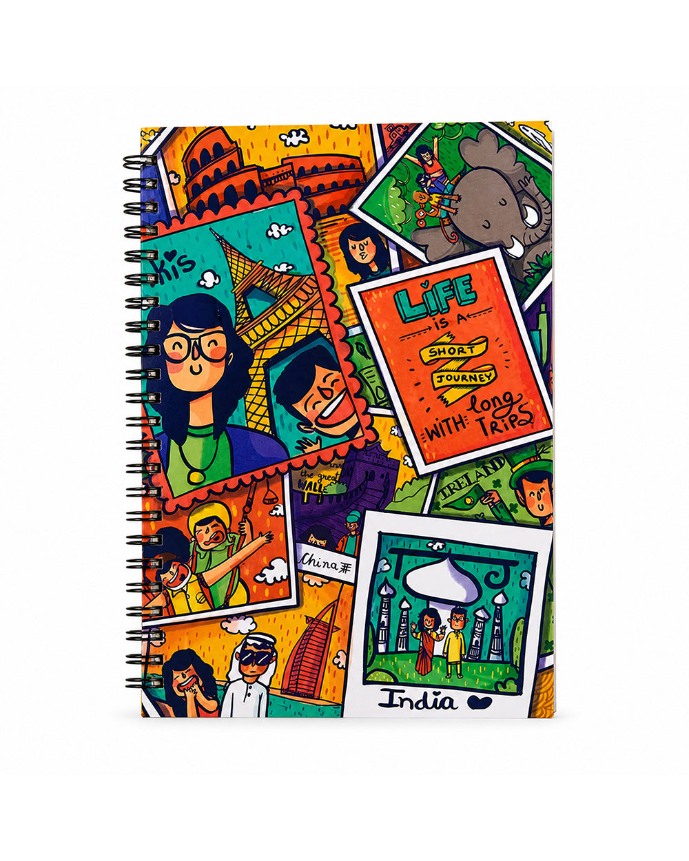 Let's Travel Together Spiral Notebook