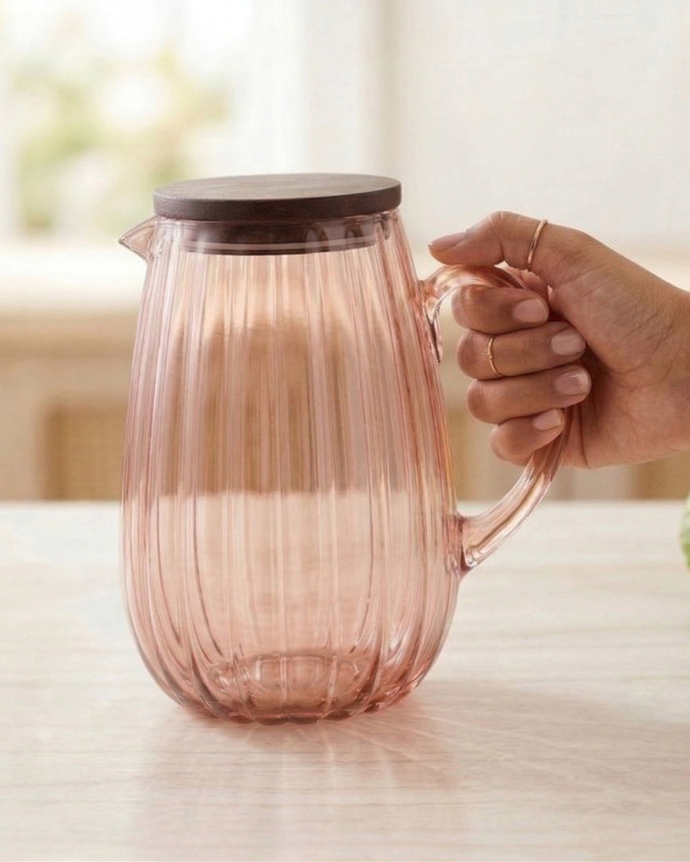 Citron Glass Pitcher| Citrus Zest