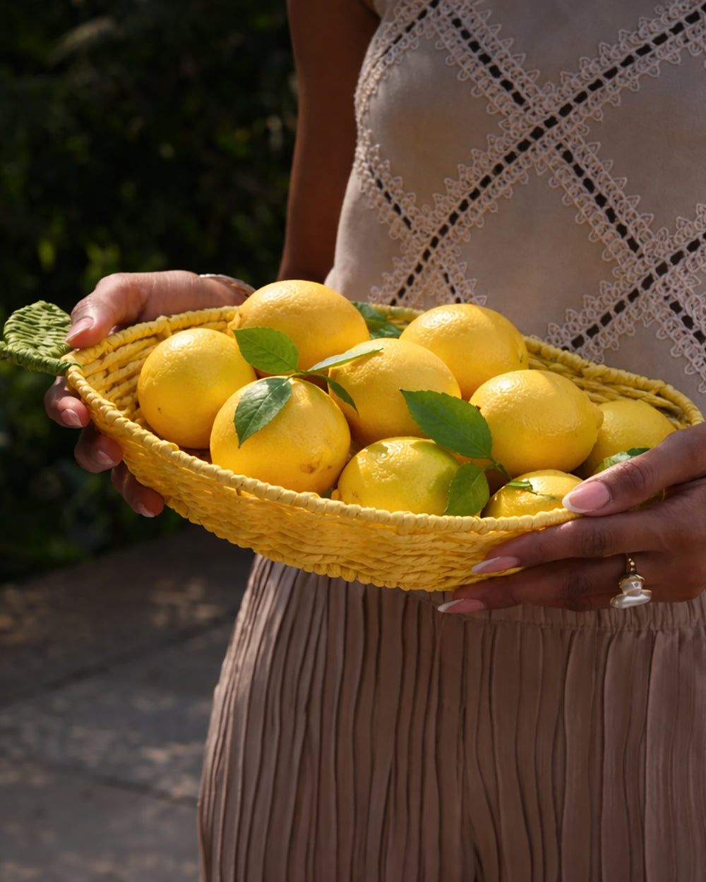 Limonata Basket Tray | Citrus Zest