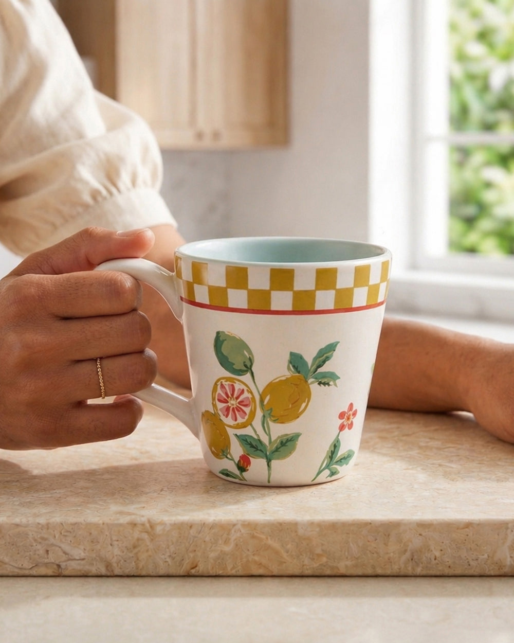 Limonata Tapered Mug | Citrus Zest
