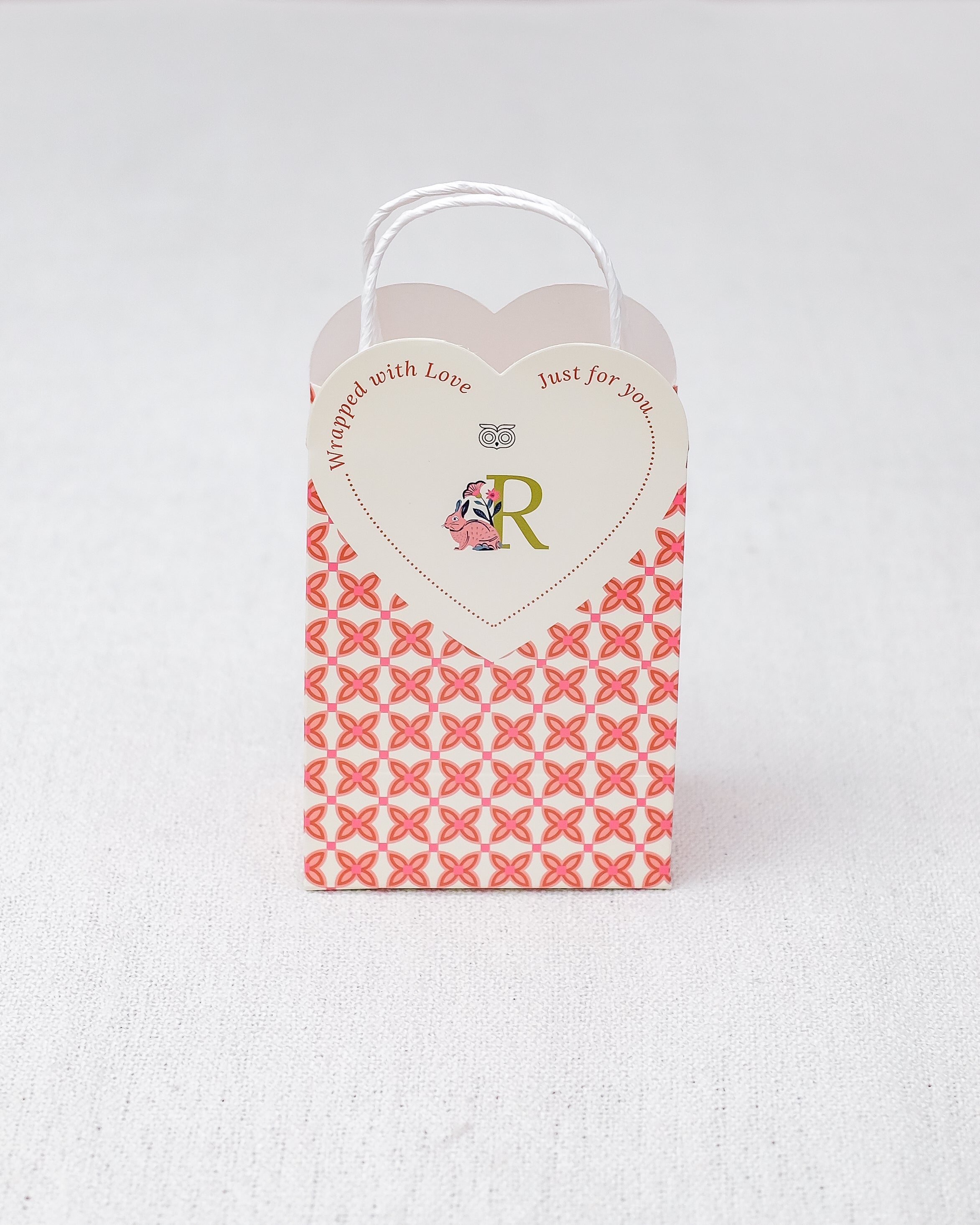 "To R, with Love" Gift Bag - Rabbit