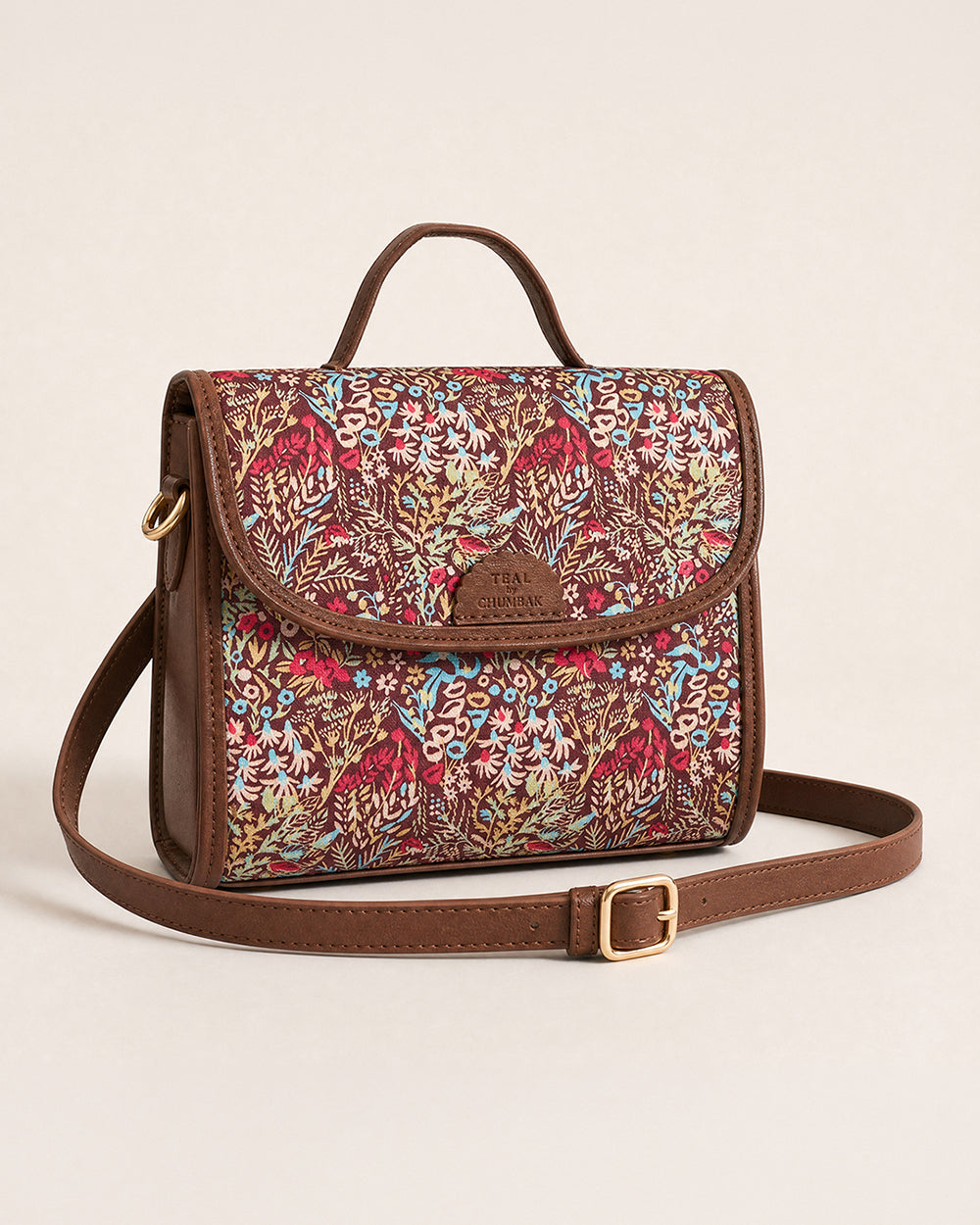Teal by Chumbak Rainforest Crossbody Bag