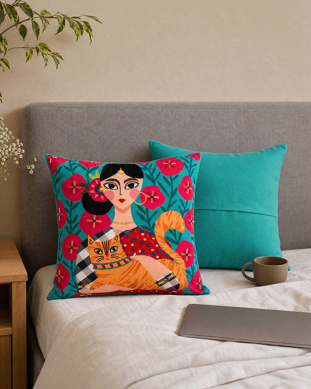 Cat Lady 16” Cushion Cover