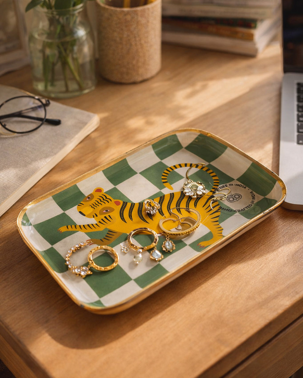 Roar Trinket Tray (Mini), 4x6cm | Citrus Zest