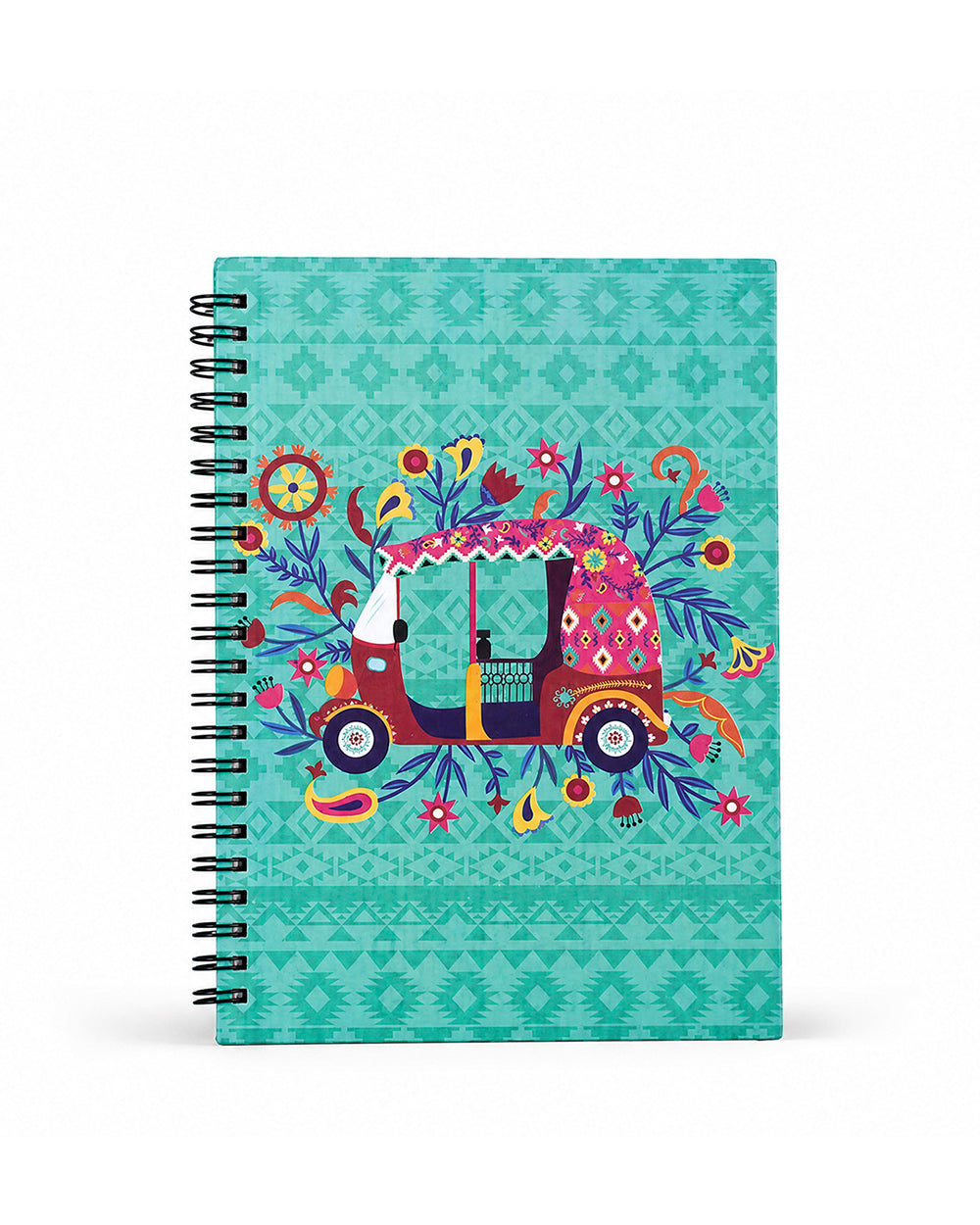 Bohemian Auto Ride Spiral Notebook