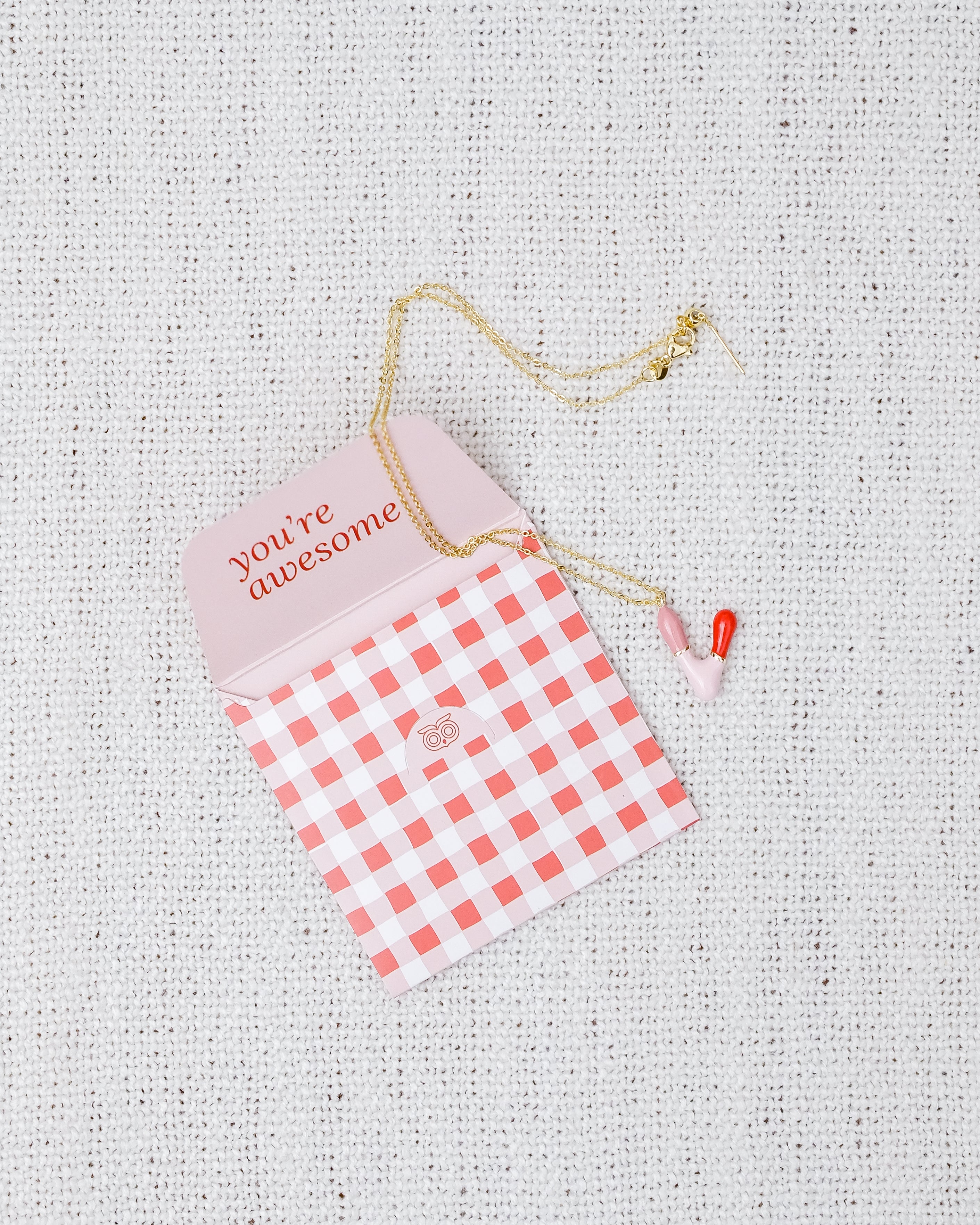 Alphabet Charm + Chain - V