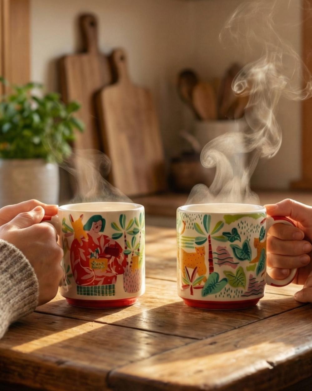 Chumbak Cups of Joy Gift Set of 2 | Comes in a Gift Box