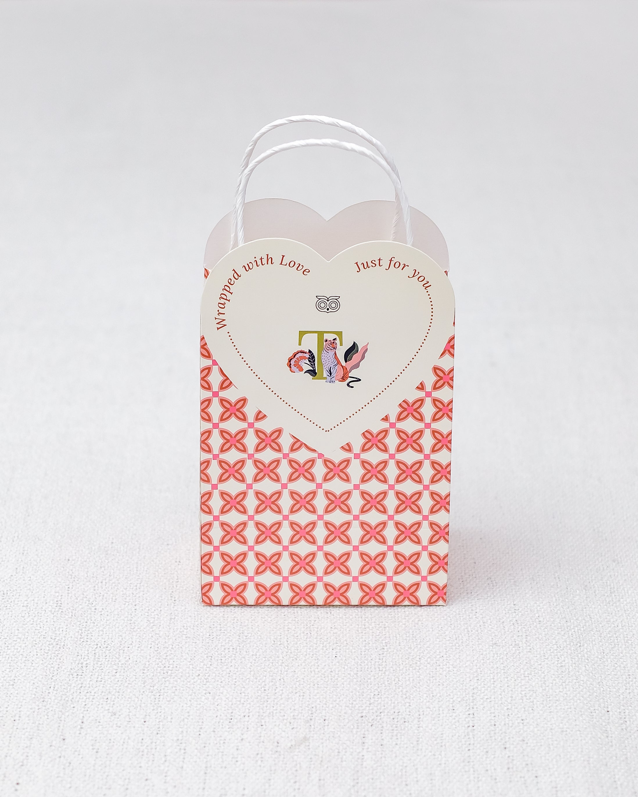 "To T, with Love" Gift Bag - Tiger