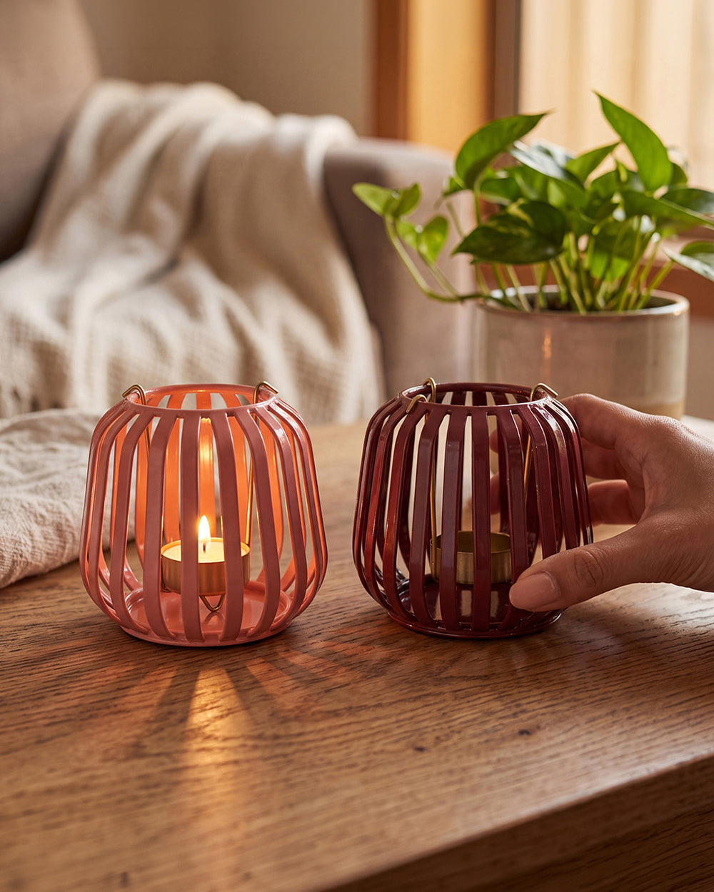 Forest Glow Hurricane Candle Holder - Set of 2 | Forest Folklore