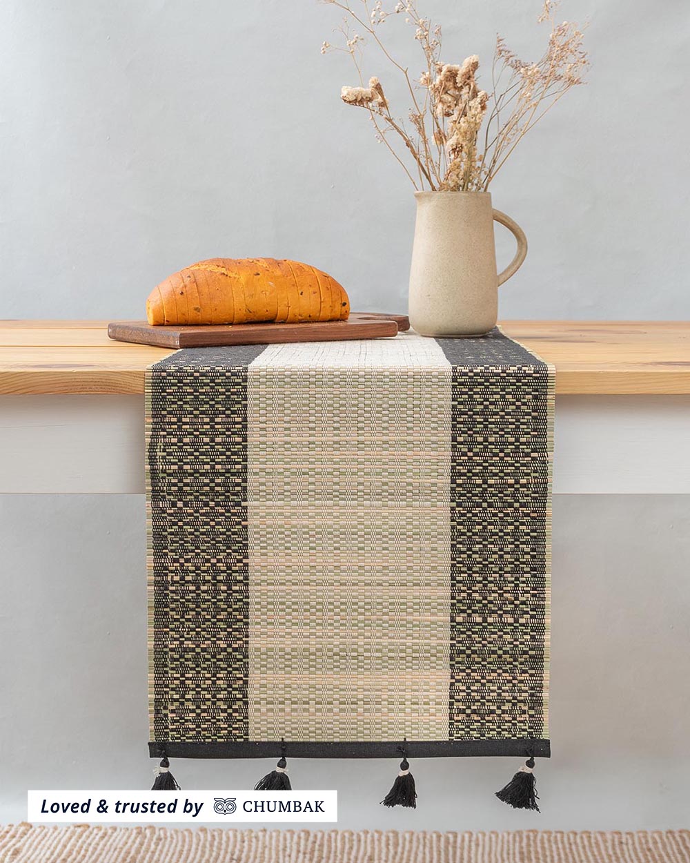 Boho Table Runner, 78″ x 13″