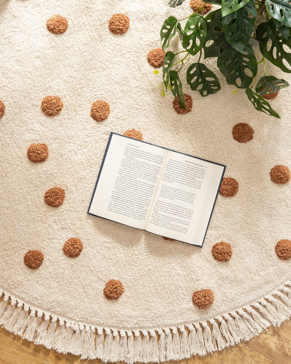 Polka Dot Tufted Rug