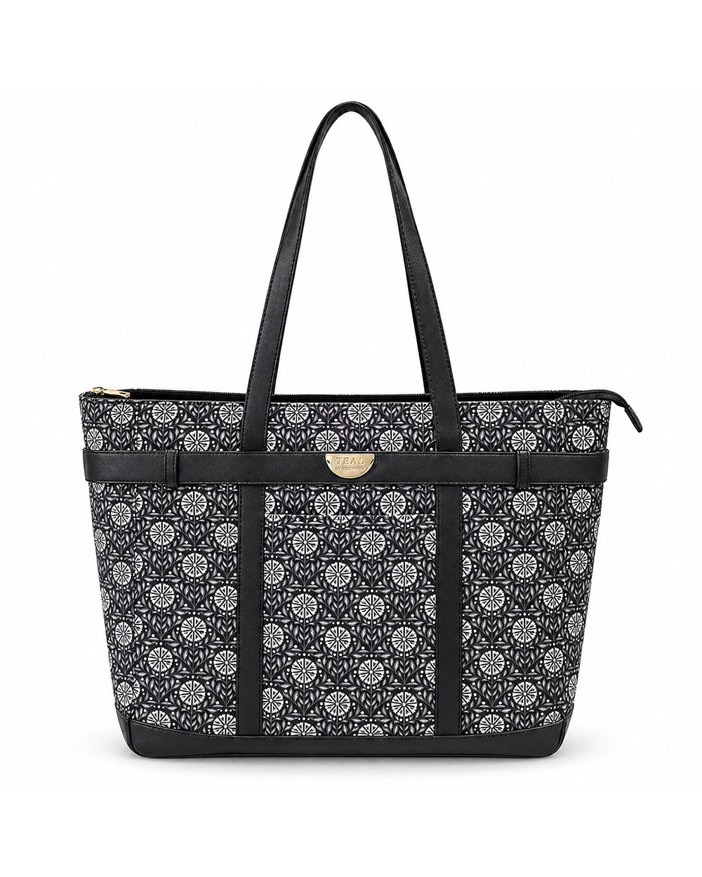 Teal by Chumbak Night Garden Laptop Tote