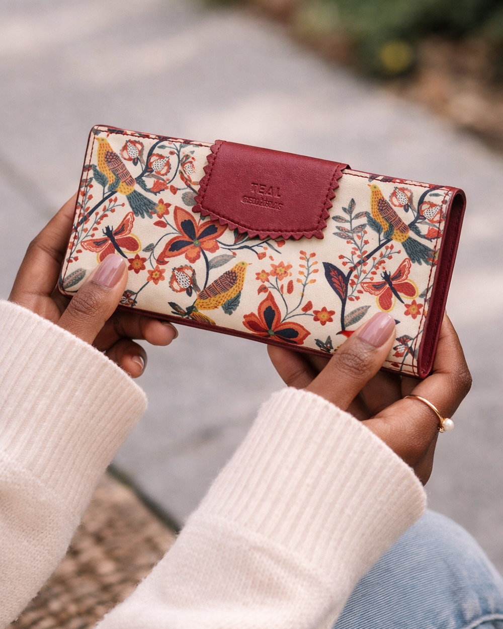 Teal by Chumbak Bahaar Wallet