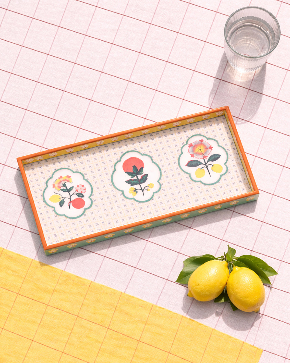 Limonata MDF Tray| Citrus Zest