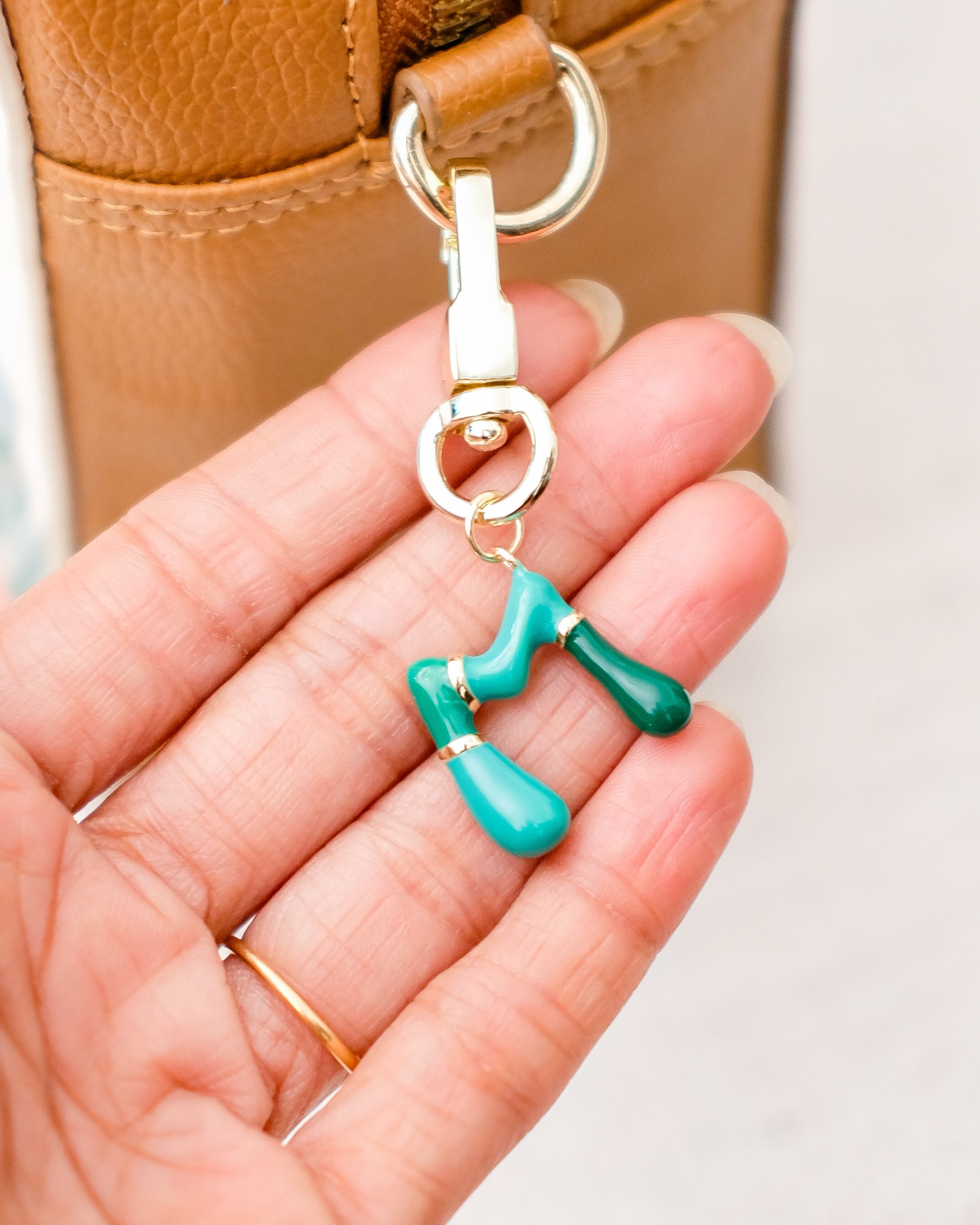 Alphabet Charm Hook - M