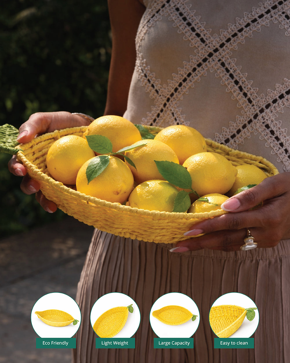 Limonata Basket Tray | Citrus Zest