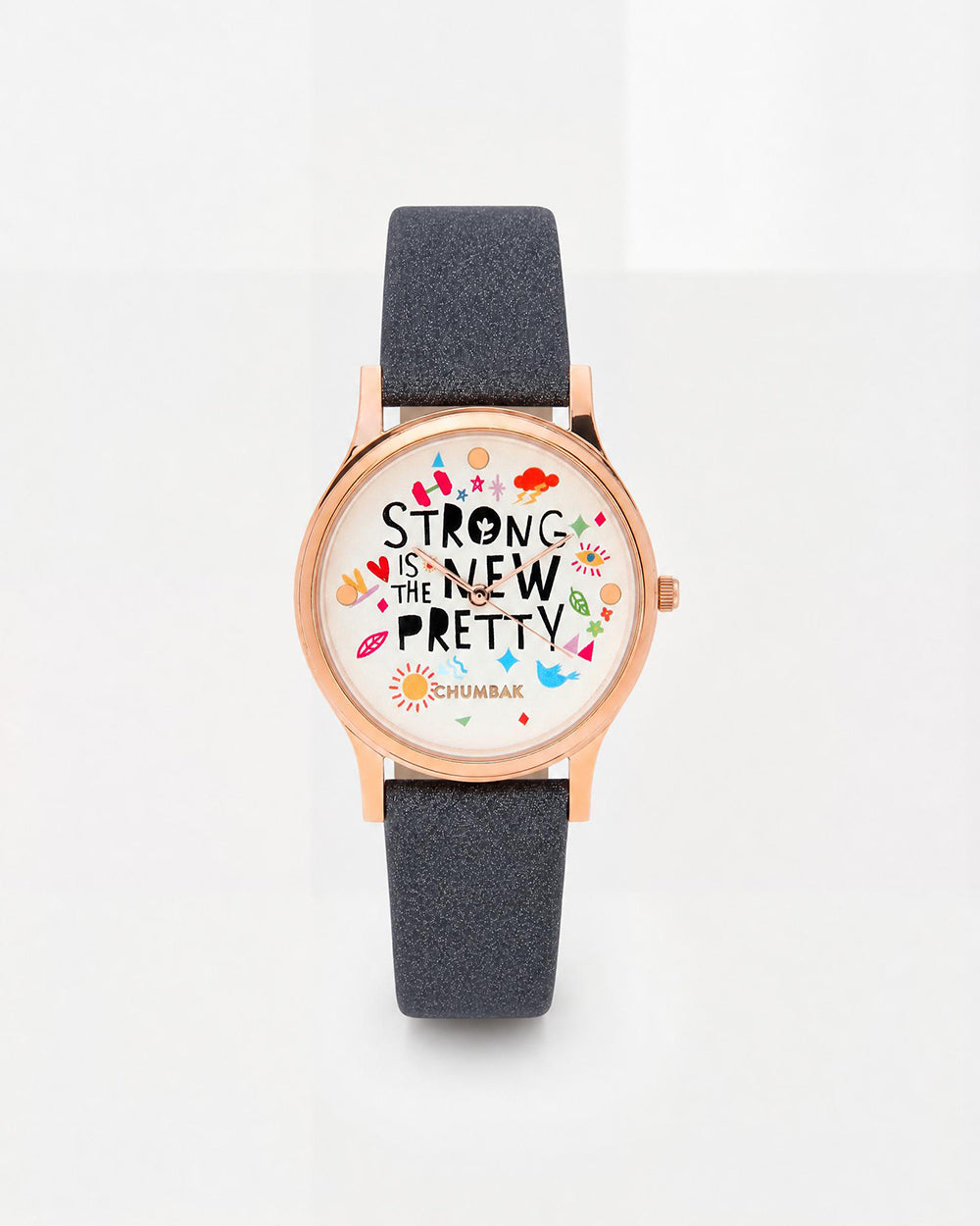 TEAL by Chumbak Strong Is The New Pretty Wrist Watch