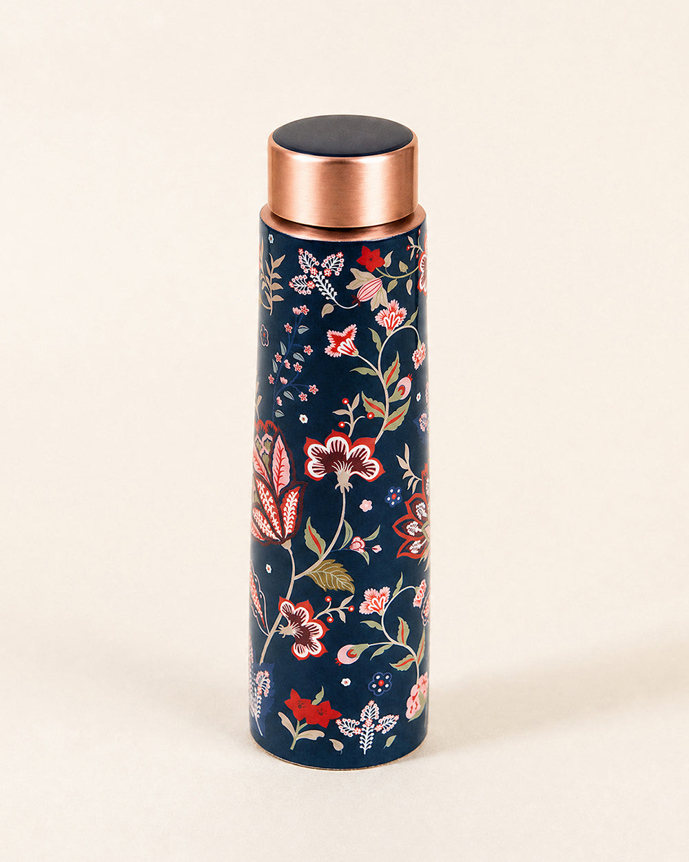 Vintage Rose Copper Bottle