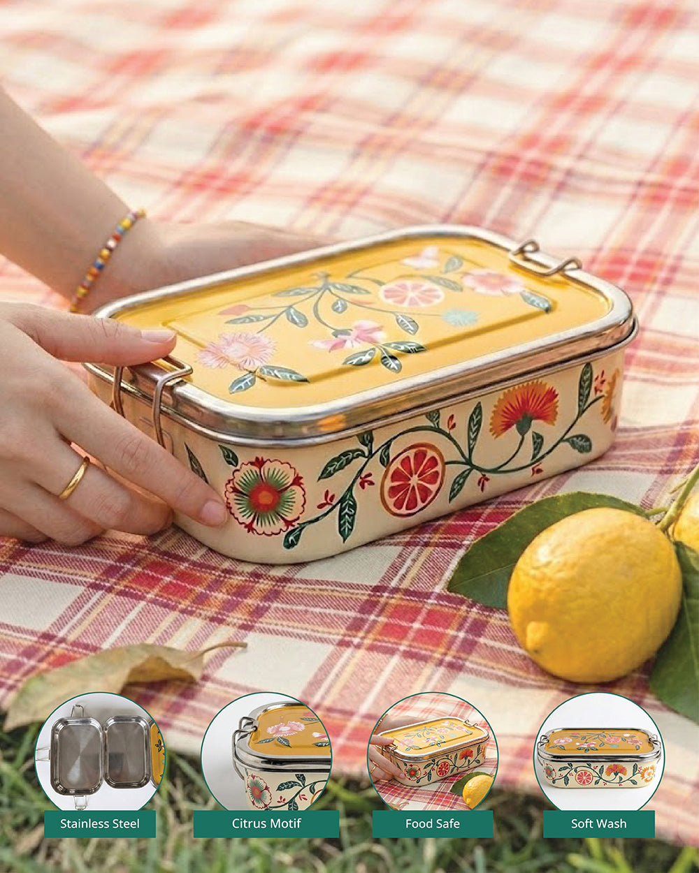 Limonata Lunch Box, 700ml | Citrus Zest