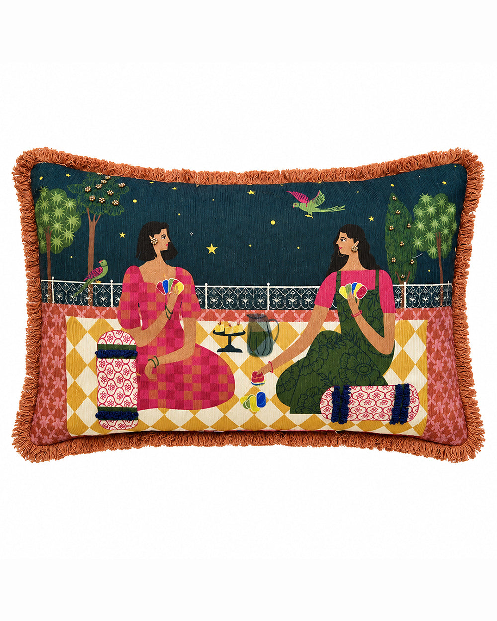 Golden Shaam Cushion Cover | Haveli Socials
