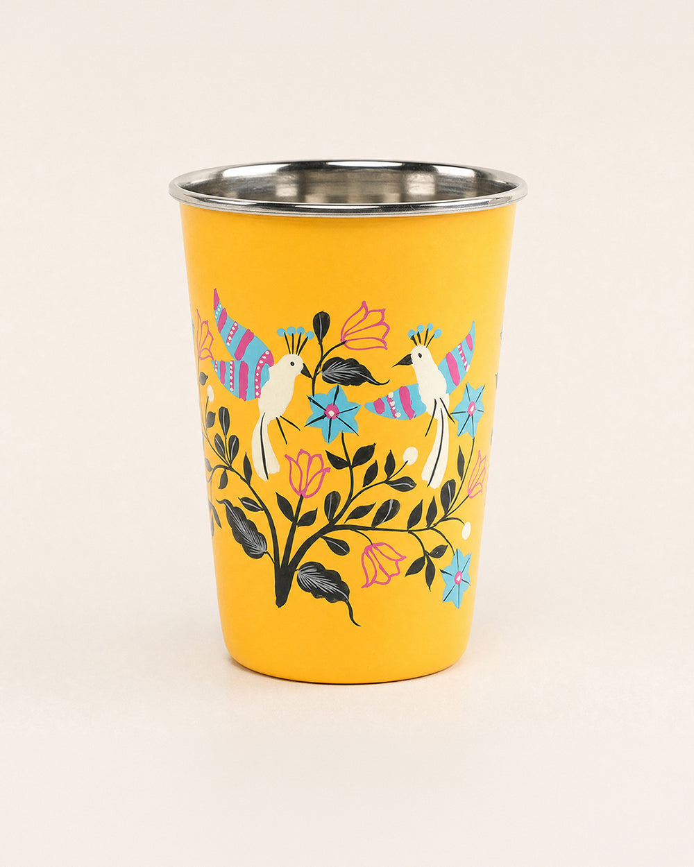 Boho Birds Steel Tumbler - Large