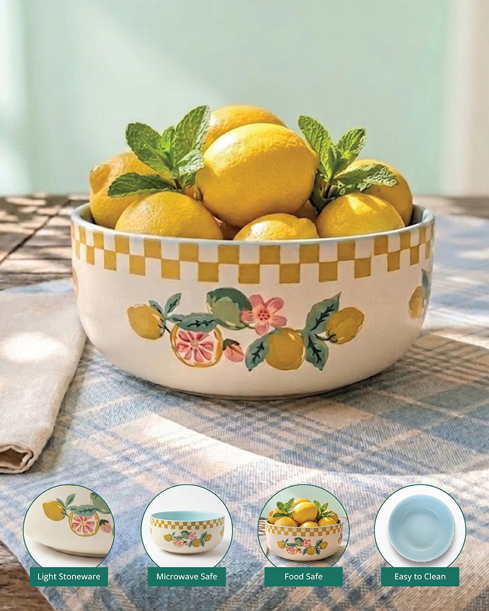 Limonata Serving Bowl | Citrus Zest