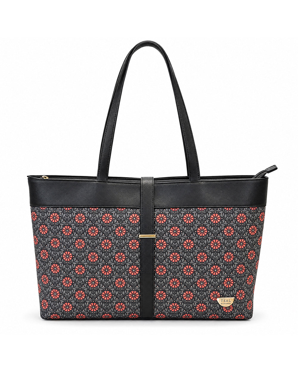 Teal by Chumbak Phool Jaal Work Tote