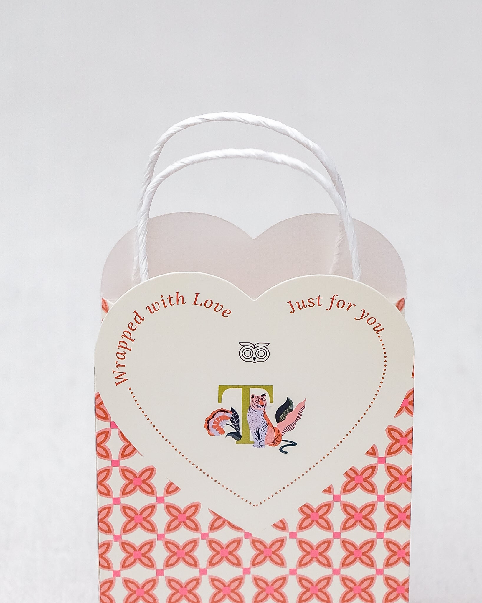 "To T, with Love" Gift Bag - Tiger