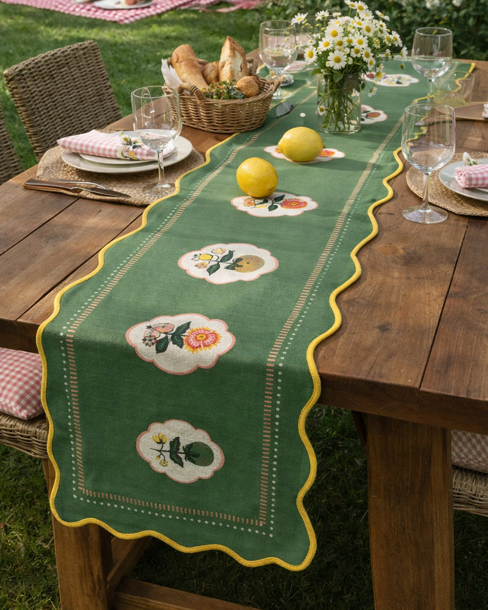 Limonata Table Runner| Citrus Zest