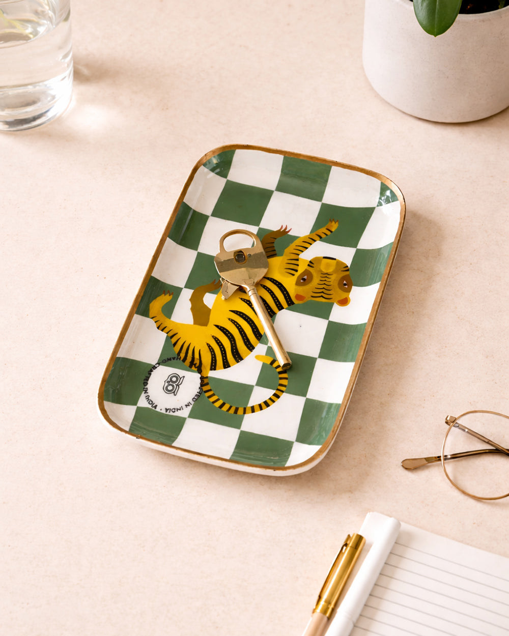 Roar Trinket Tray (Mini), 4x6cm | Citrus Zest