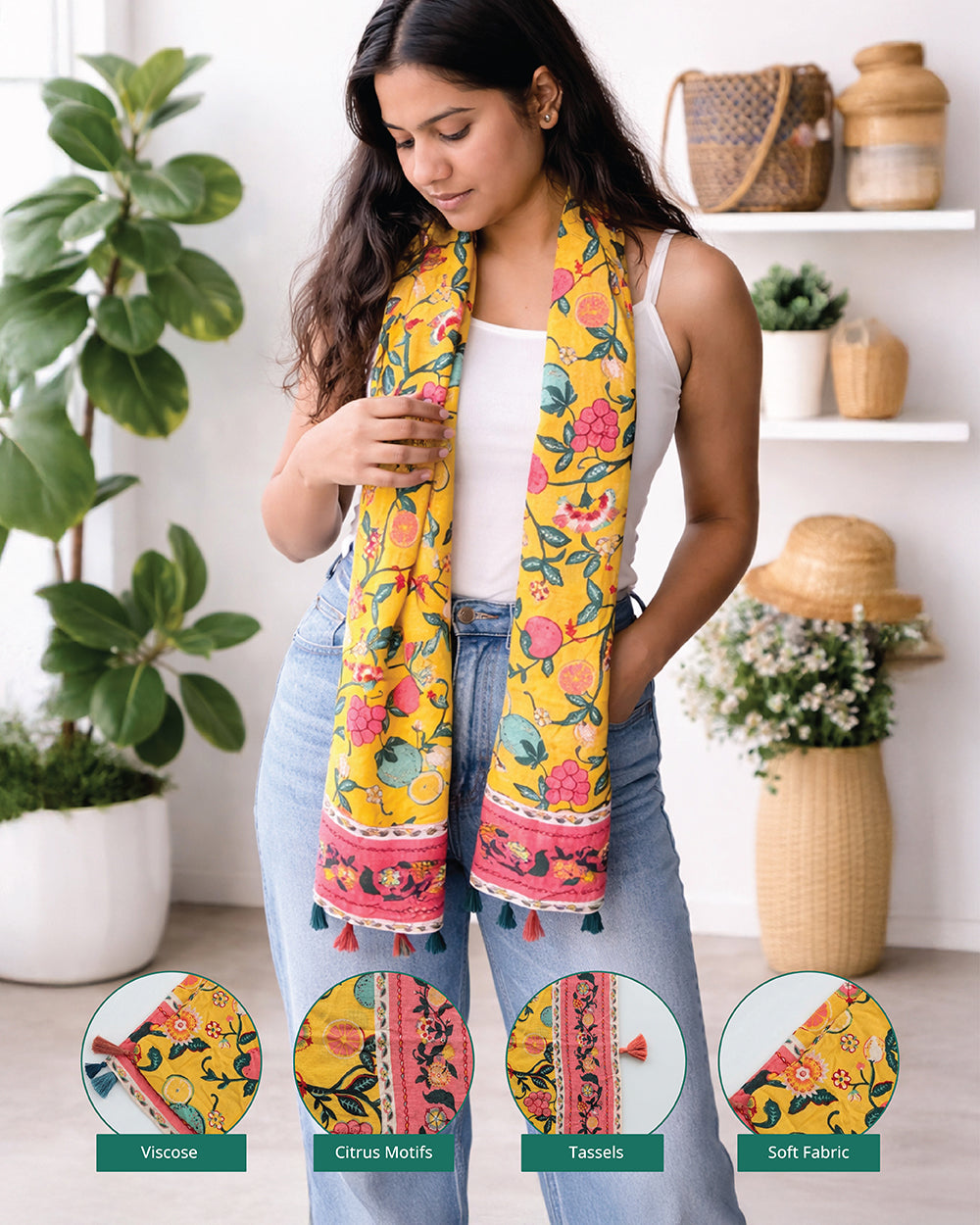 Limonata Scarf | Citrus Zest