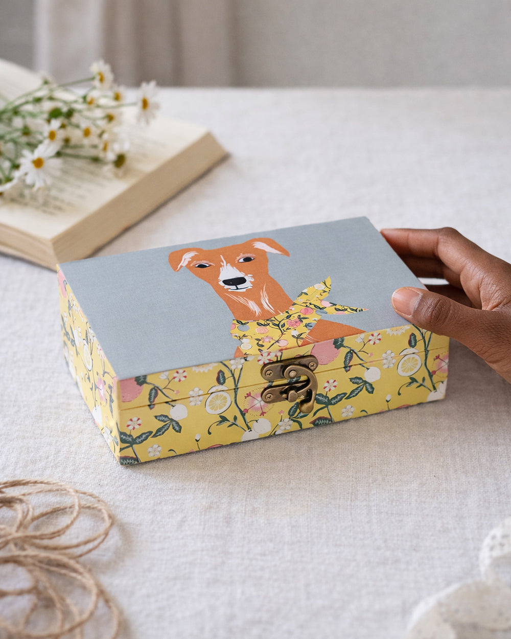 Limonata Hound Trinket Box | Citrus Zest