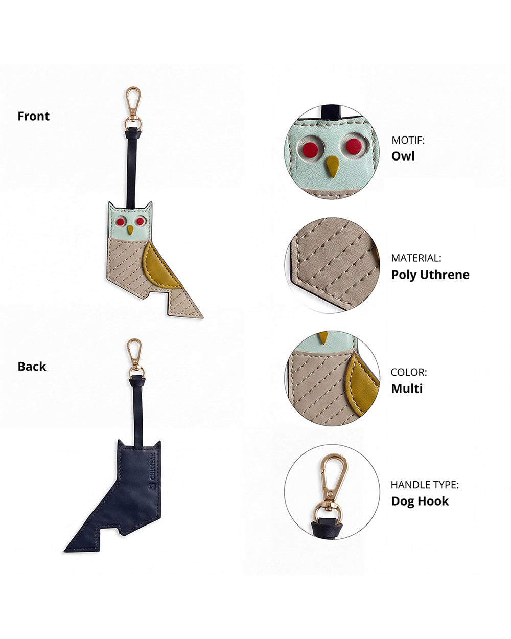 Wise Owl Bag Charm | Forest Folklore
