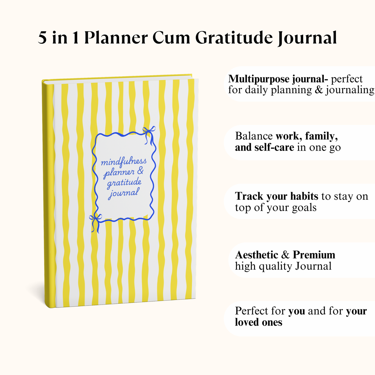 Planner & Feelings Journal Duo Giftbox(Pink & Yellow)