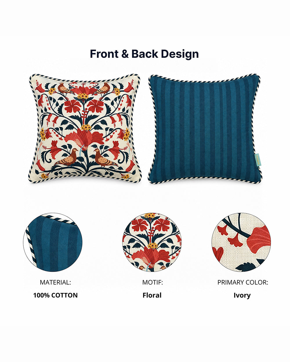 Guldasta Cushion Cover | Haveli Socials