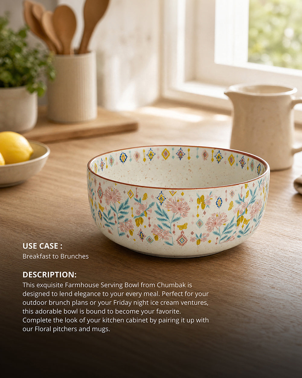 Farmhouse Serving Bowl