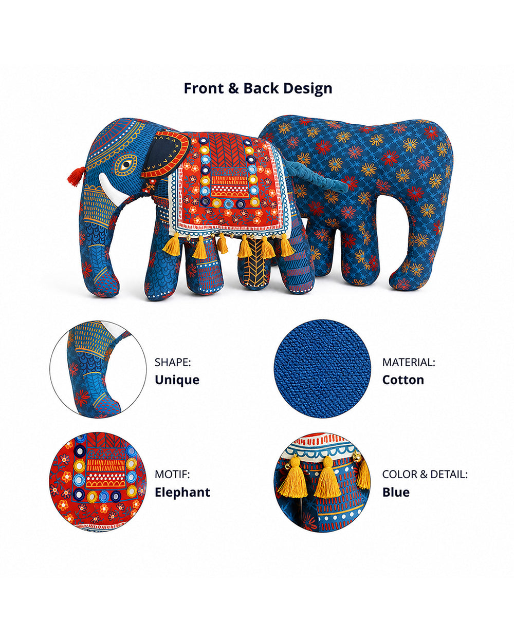 The Royal Ride Kutch Cushion