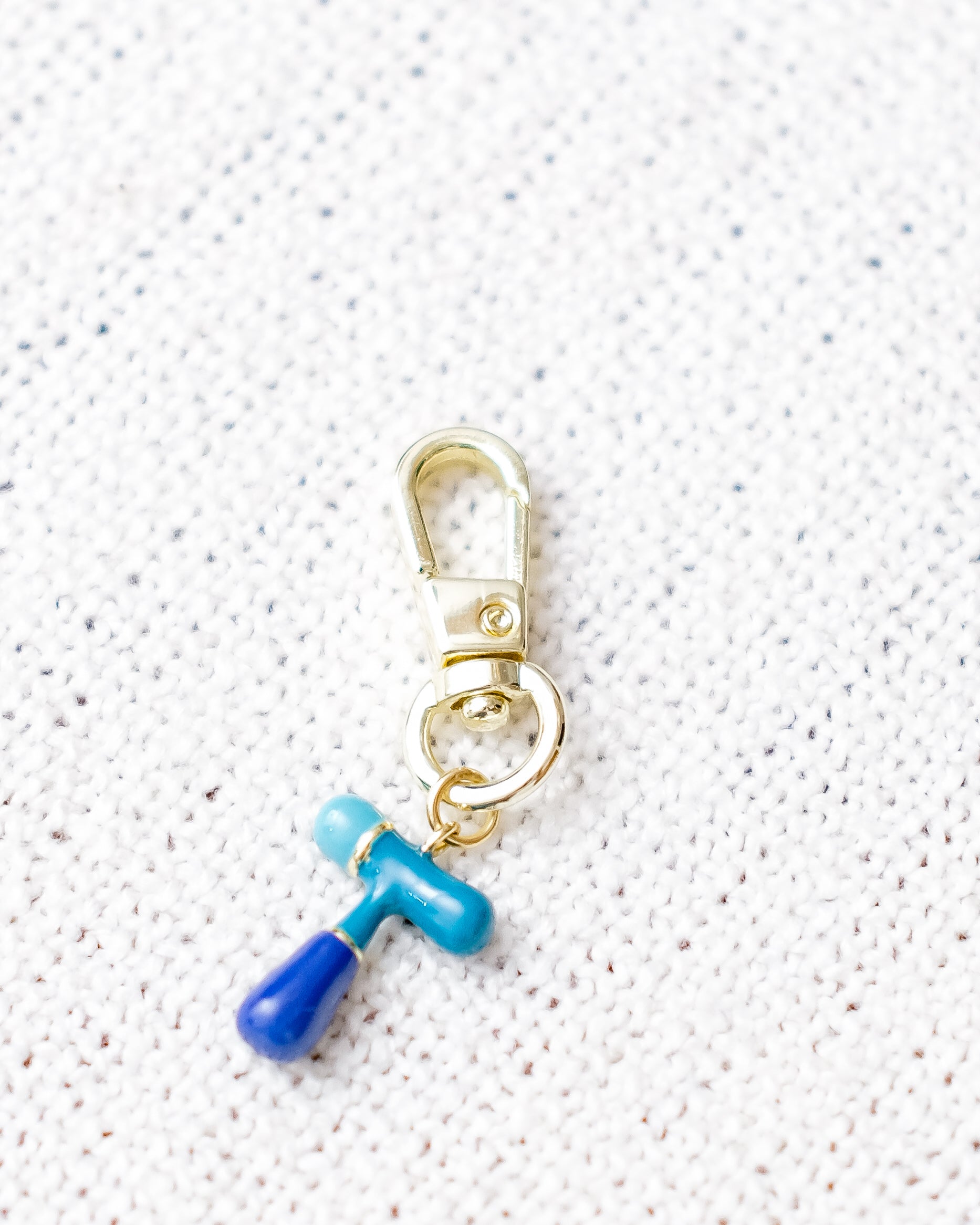 Alphabet Charm Hook - T