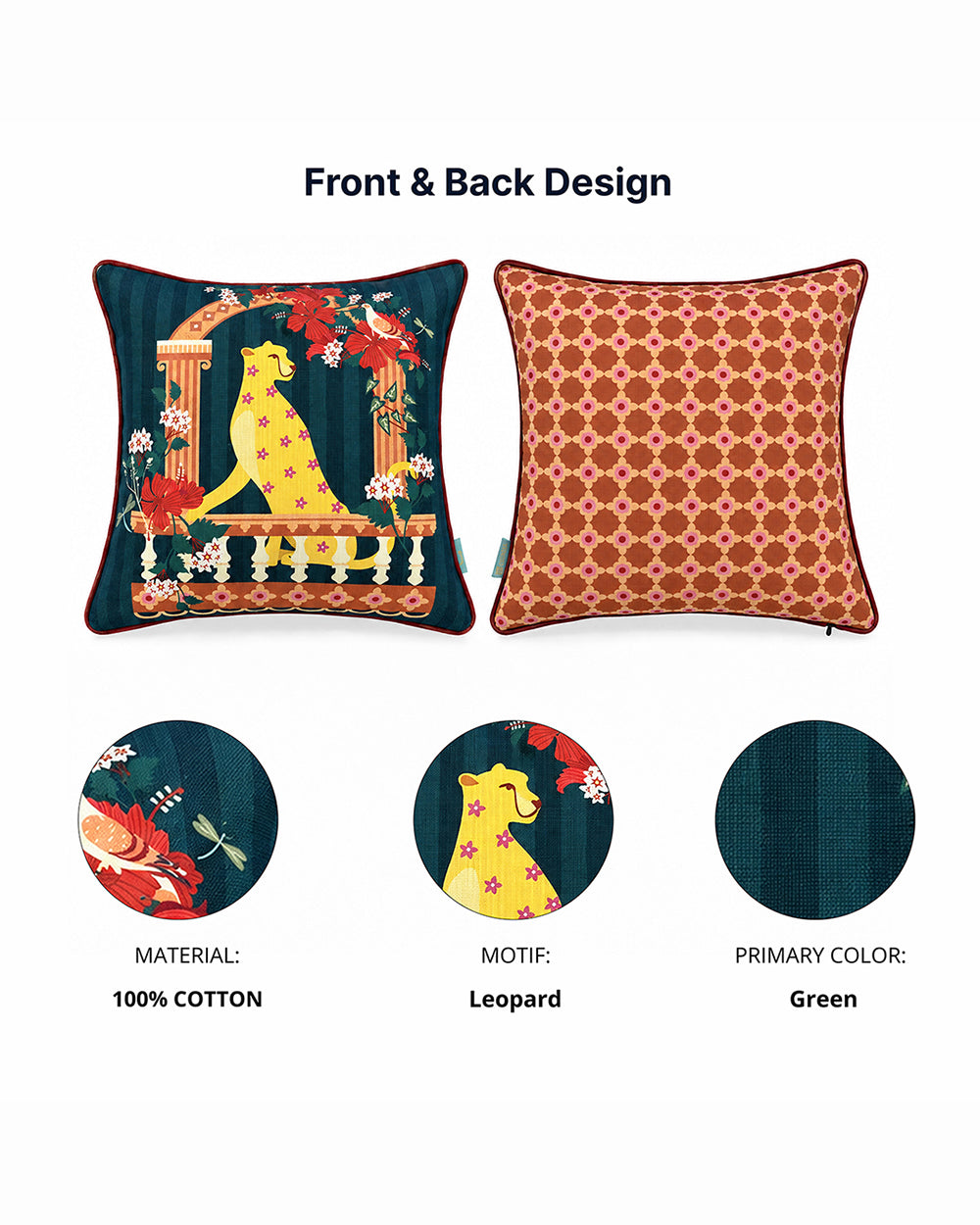 Jharoka Scenes Cushion Cover | Haveli Socials