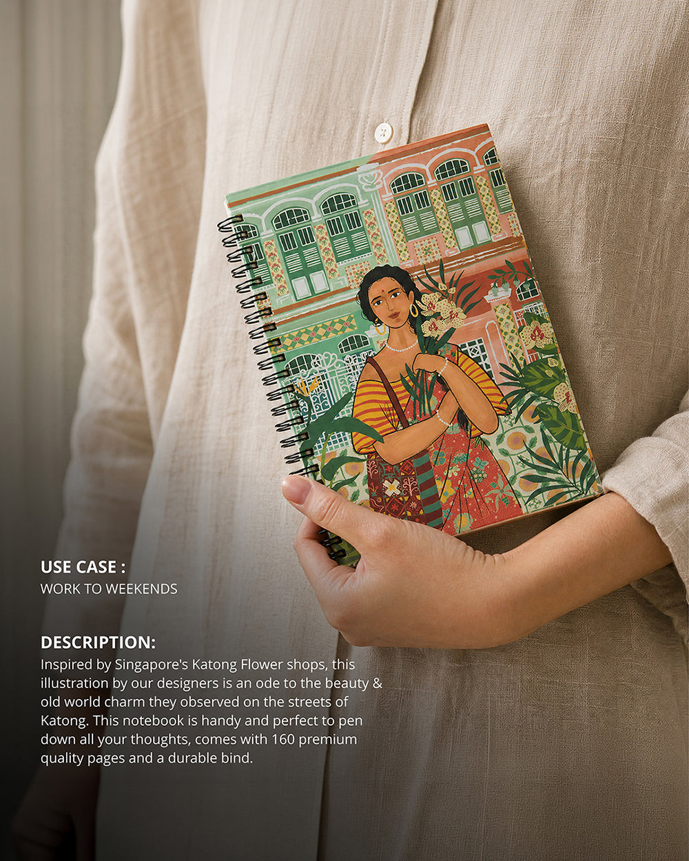 Katong Flowershop Notebook | #Singapore Inspired