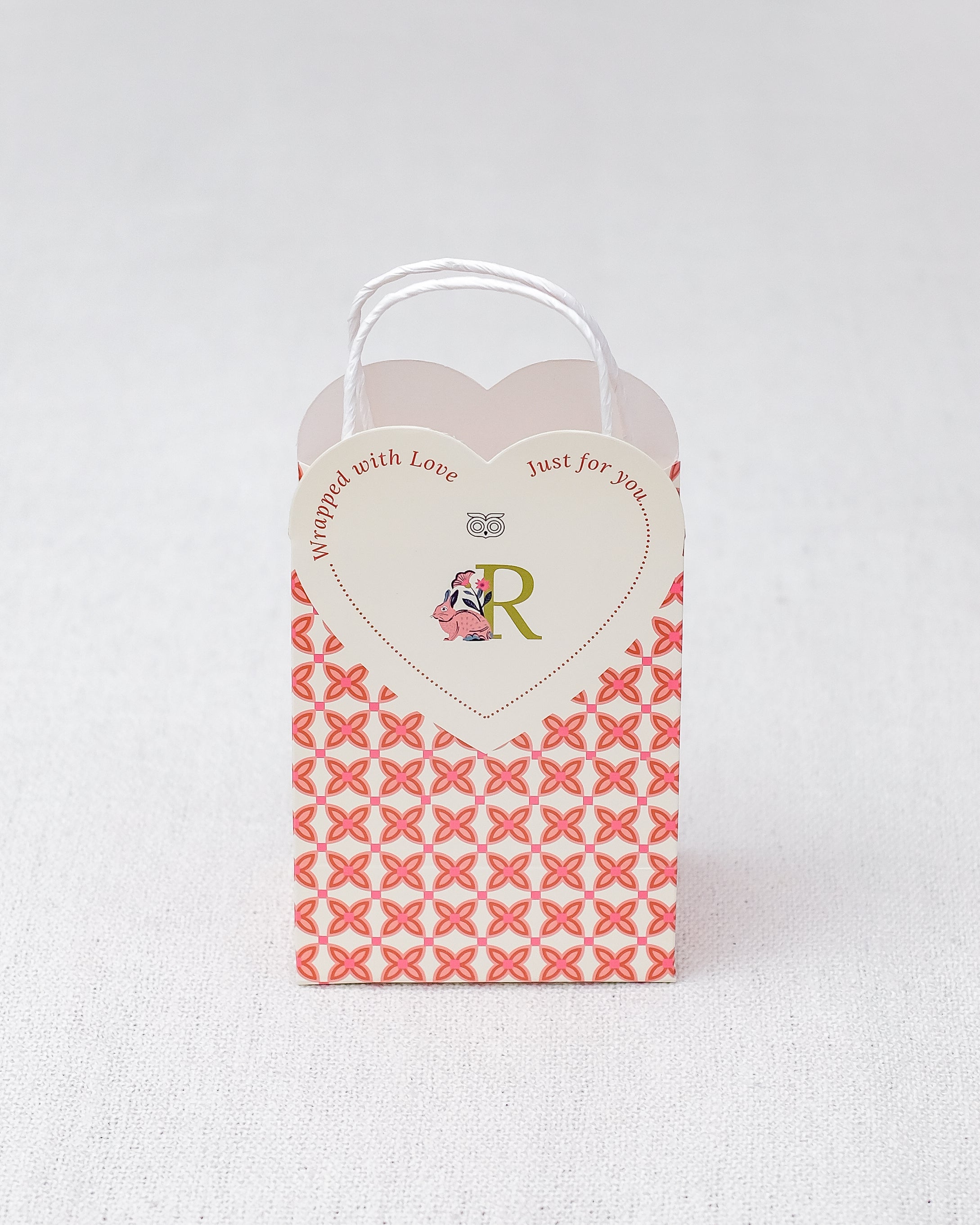 "To R, with Love" Gift Bag - Rabbit