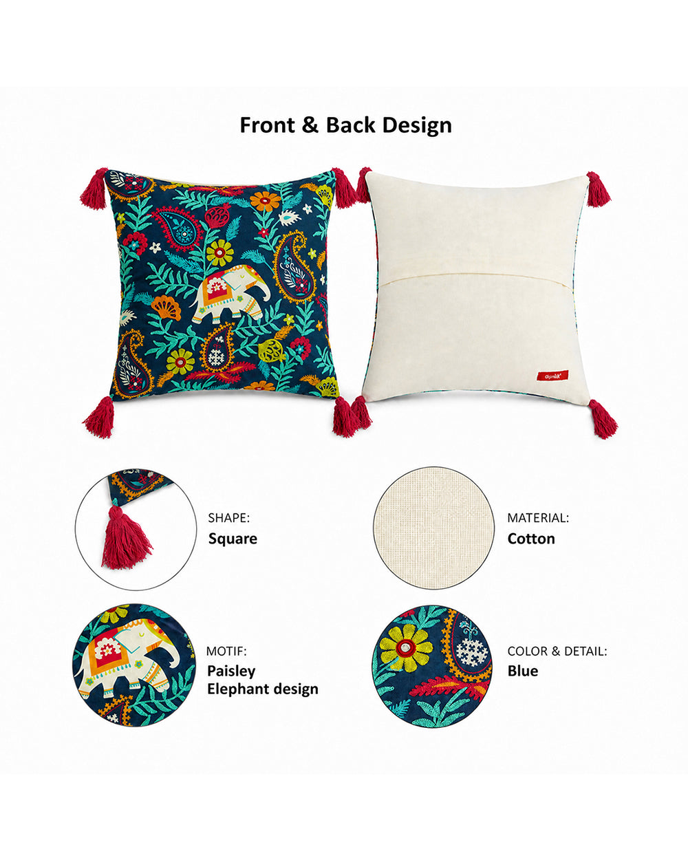 Begum's Baag Kutch Cushion Cover