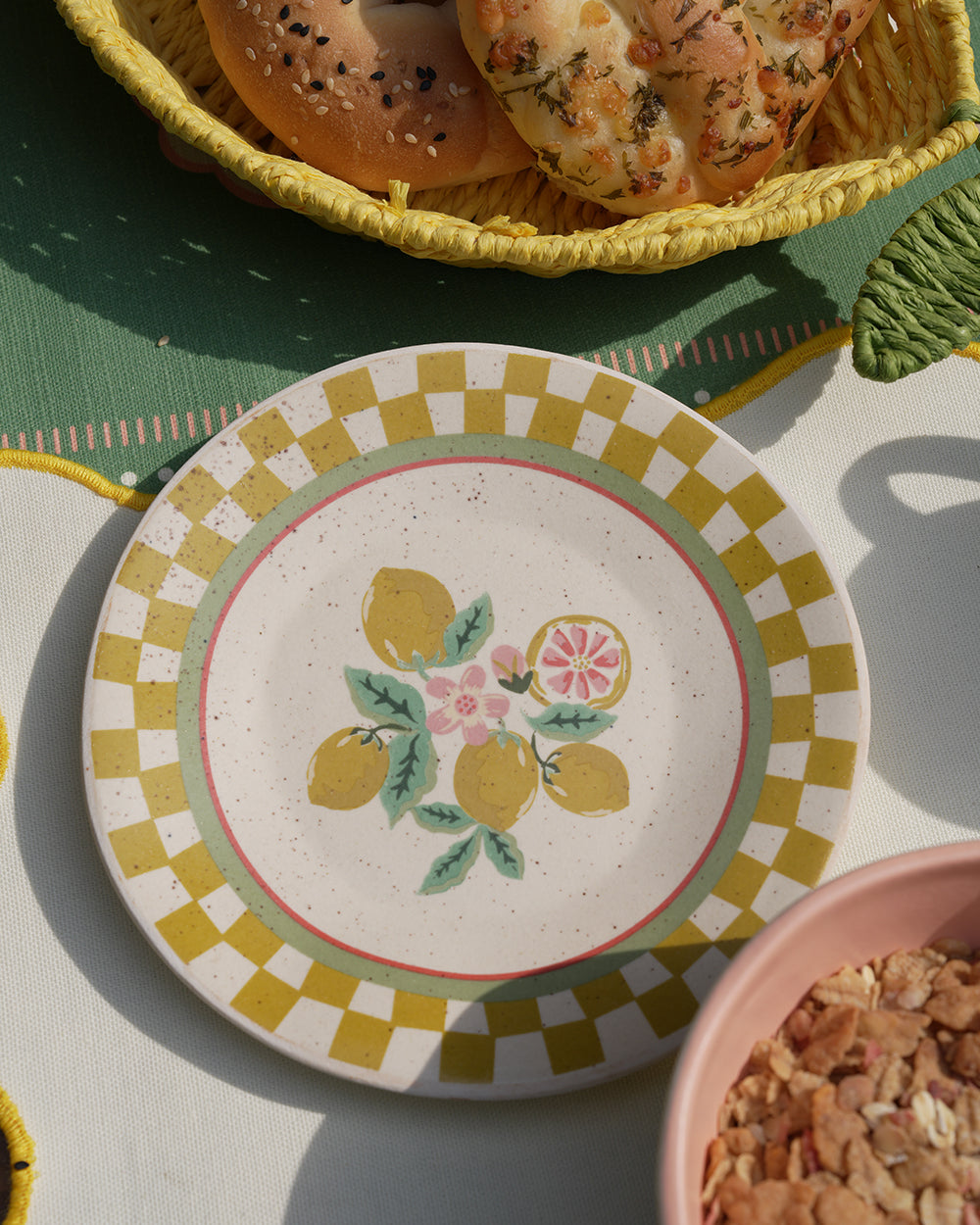 Limonata Quarter Plate| Citrus Zest