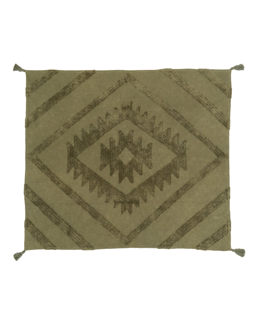 Burnt Olive Throw Blanket