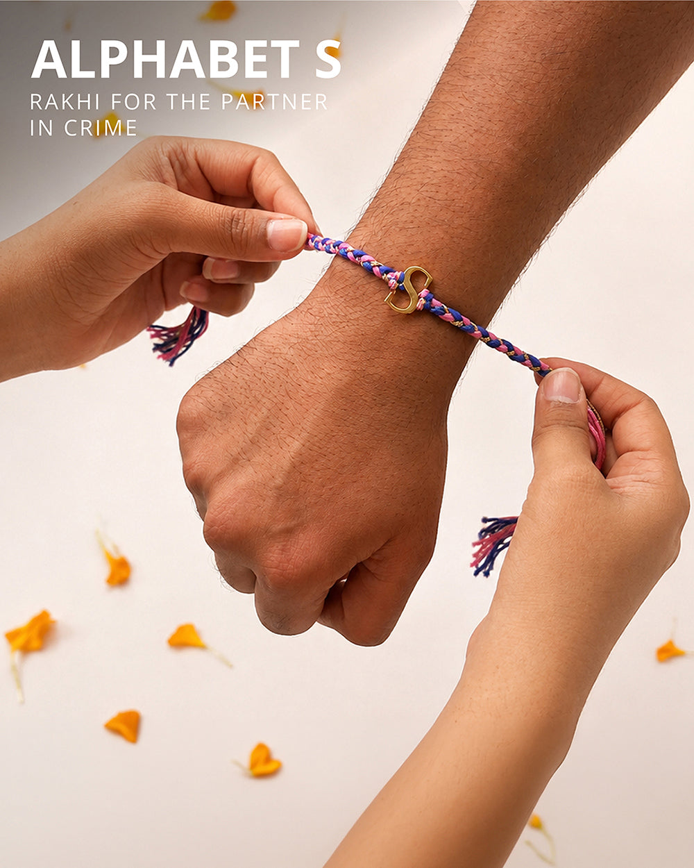 The Initial ‘S’ Happy Duo - Threads of Joy