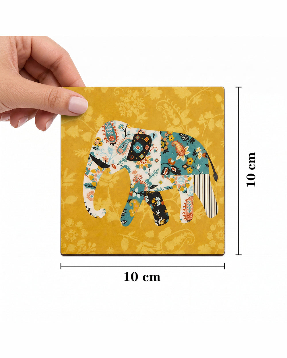 Pixel Paisley Coasters (Set of 6)