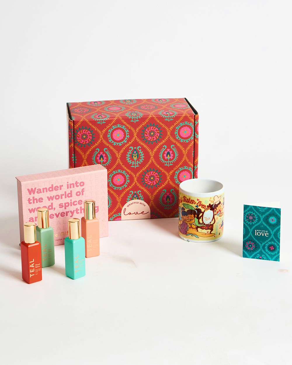 Scent & Brew Gift Hamper - Set of 3 (For your Sister)